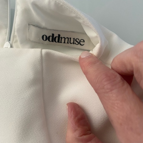 Odd muse the ultimate cap sleeve dress white sz small - Picture 7 of 8